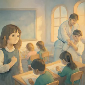 장소는 학교인것 같았고, 교실을 돌아다니며 수업을 받는 꿈이었는데, 첫수업은 그림을 그리는 시간 이었는지, 학생들이 도화지에 그림을 그리고 있었다. 나는  신입생처럼 그들을 지켜보는 꿈이었고, 수습사원처럼 경험후에 수업을 들을지 말지 결정하는 단계였던 것 같고, 같이 간 동생한테 마음에 안드는데 다른 수업으로 바꾸자고 했더니, 본인은 바꿀 수 없다고 했다. 그리고 두번째 수업에서 아는 교수님이 내 뒤에서 나를 힘으로 누르는 꿈이었는데, 무술을 배우는 수업이었는지, 유도 같다는 생각이 들었는데, 내 뒤에서 나를 제압 하는 것 처럼 내 팔을 못 올리게 힘으로 주르고 있어서 나는 눌리지 않으려고 팔에 힘을 주고 있는 꿈이었다.  [꿈해몽]
