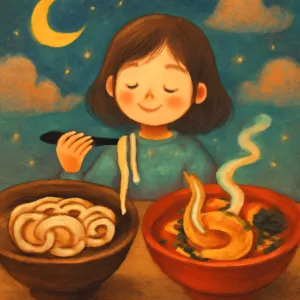 짜장면과 짬뽕을 먹는데 면이 우동처럼 변해버린 꿈 [꿈해몽]
