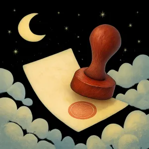 도장을찍은꿈 [꿈해몽]