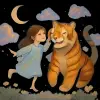 호랑이나 사자와 재미있게 논 꿈 [꿈해몽]