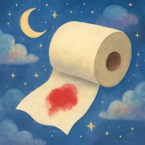대변을 닦았는데 화장지에 피가 묻어나는꿈 [꿈해몽]