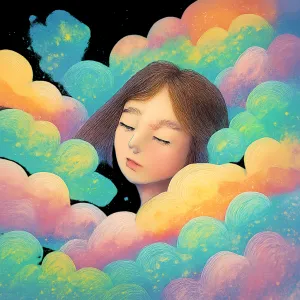 오색구름에 휩싸인 꿈 [꿈해몽]