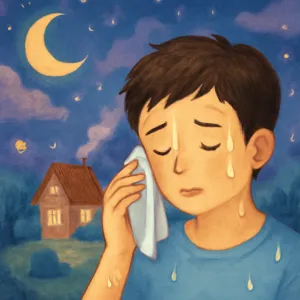 땀을 닦은 꿈 [꿈해몽]