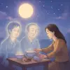 죽은 형과 죽은  아버지한테  밥을  차례주었다
아버지는  밥이 없어서  찬밥을 드렸다 [꿈해몽]