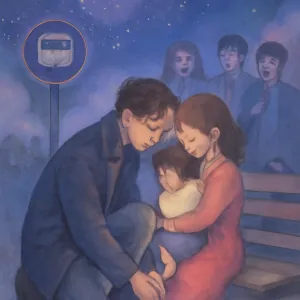 내가 버스정류장에서 내 아이랑 있었는데 어떤 20살 내 또래로 보이는 내가 알고있던 남자가 왔고 어떤 사람들도 왔다 사람들이 나와 아이를 보고 수근거려서 나는 그 남자의 품에 안겼었다 그 남자는 신발끈도 묶어주고 너무 츤데레였다 [꿈해몽]