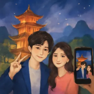 한국연애인들과중국관광지에서 사진찍는꿈 [꿈해몽]