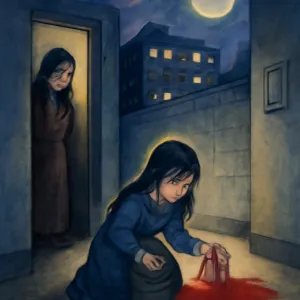 언니랑 밤에 어떤 아파트 지하에서 몰래 사람을 죽였다. 언니는 지하에서 대기하고 나는 혼자 사람들한테 안 들키게 피를 닦으러 갔다. [꿈해몽]