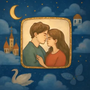 어디선가 네모난 그릇 4개에 그림을 새겼는데 그 중 하나만 기억나고 그 하나는 남녀 둘이 그려진 그릇이었다 [꿈해몽]