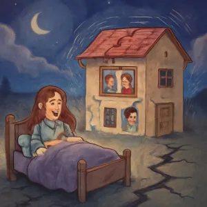 방금자다 깼는데, 지진나는 꿈이었고 집에서 지진이 났었습니다. 저는 호들갑 떨며 난리쳤는데 가족들은 태평했습니다

집은 부서지지않았고 그냥 바닥만 일렁이는 수준이었습니다. 잠깐 일렁이다가 금방 그쳤습니다 [꿈해몽]