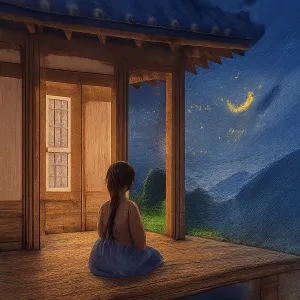 넓은 대청마루에 혼자 앉아있었던 꿈 [꿈해몽]