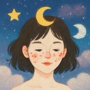 얼굴에 화장이 조금씩  찍었다 [꿈해몽]