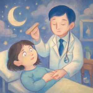 아파서 병원에 갔는데 의사 선생님이 진료실에서 눈을 뒤집으라는 등 테스트? 같은 걸 해서 했는데 눈에 초점이 없다고 했고 힘도 없다고 함 [꿈해몽]