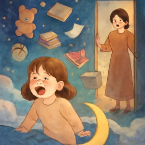 엄마가 내 방의 대부분의 물건을 말 없이 버려서 엄마한테 소리치니 깼어 [꿈해몽]