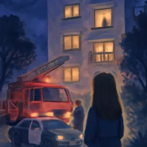 친구네 아파트에서 안내방송으로 살인사건이 일어났다고 학여학생이 죽었다고 막 경찰차오고 소방차오고 그랬어 [꿈해몽]