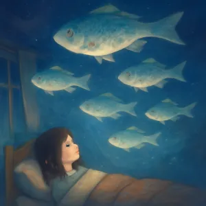 큰물고기 여러마리가 천장에 떠있는꿈
 [꿈해몽]