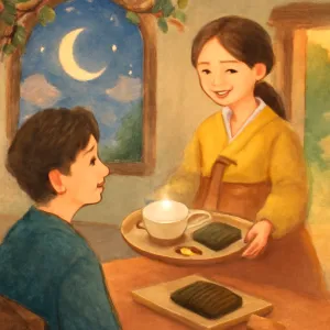  손님맞이를 하는데 밥과 김치밖에 없어서 김을 썰어놓았다 [꿈해몽]