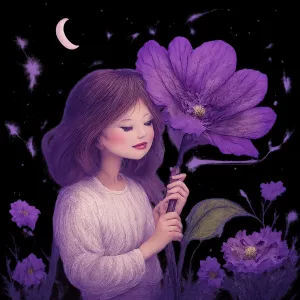 보라색 꽃을 본꿈 [꿈해몽]