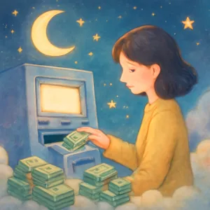 은행에서 돈을 찾은 꿈 [꿈해몽]