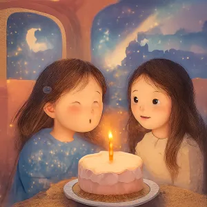 기차를 타고 가다가 아는언니를 만나 생일 케익 초를 불고 
 [꿈해몽]