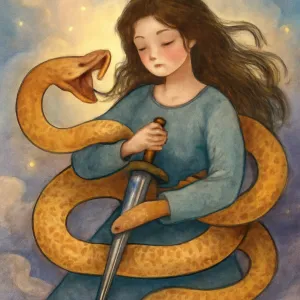 온 몸을 감싸고 있는 뱀을 죽인 꿈 [꿈해몽]
