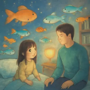 우리집에 물고기가 계속 늘어나고, 아빠와 같이 있었음 [꿈해몽]