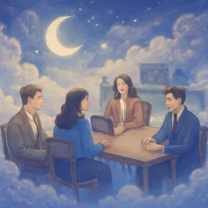 지금 백수인데,예전직장 사무실에 동료들과 앉아있는꿈을꿨어요 면접을 며칠전에 보고, 결과를 기다리고 있어요 [꿈해몽]