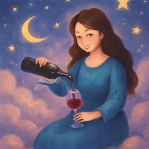 젊은여성에게술을따른다
 [꿈해몽]