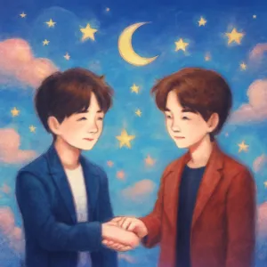 남자 아이돌 2그룹이앙 맞팔 하는 꿈 [꿈해몽]