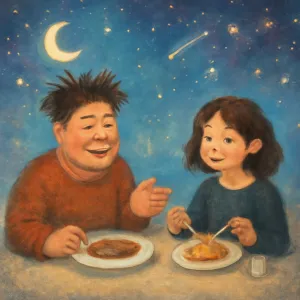 유명한연예인 서장훈이 머리모양도 산발이고 털털한 모습으로 같이 식사도하고 대화도 나누었다   [꿈해몽]