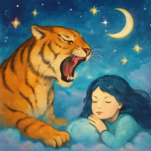 호랑이나 사자가 으르렁거린 꿈 [꿈해몽]