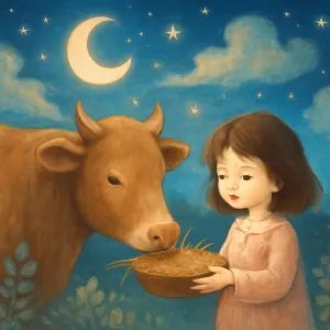 소한테 먹이를 준 꿈 [꿈해몽]
