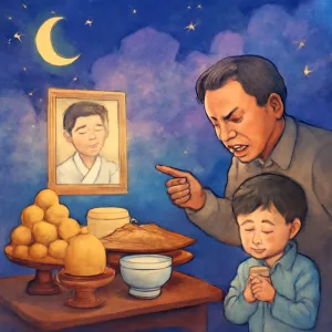 아버지제사상에 밥을 올리지않아서 삼촌에게 꾸중을 들은꿈 [꿈해몽]