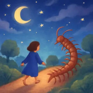 지네가 따라온다
 [꿈해몽]