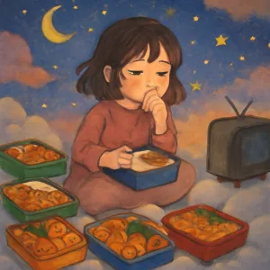 도시락을 엄청 많이 먹으며 관심 없는 것을 보는 꿈 [꿈해몽]