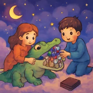 아기악어 입에 쓰래기가많아 죽을것같아 다른사람과걑히 악어를구해주고 주위에떨어진 지갑이있어  주인을찾아줄려고 하다가꿈이 깸 [꿈해몽]