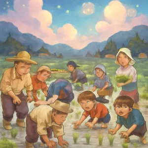 동내사람들이모여 모내기하는것 [꿈해몽]
