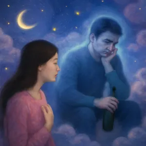 죽은남편이 술마시고 고민있다고  말한꿈 [꿈해몽]