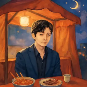 포장마차에서 연예인 [꿈해몽]