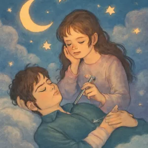 꿈에서 짝남이 다쳐서 내가 울고있는 짝남 달래서 재우고 마취주사 주사해주고,상처 치료해주는 꿈 [꿈해몽]