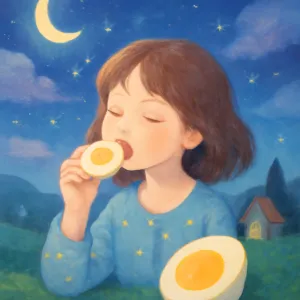 삶은 계란을 먹은 꿈 [꿈해몽]
