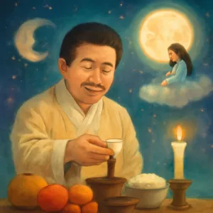 노무현 대통령이 제사 지낸다고 오셔서 잔을 따르고 지내는걸 보다가 깸 [꿈해몽]