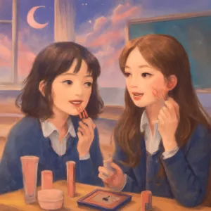 화장품을 사서 친구랑 수다떨면서 교실에서 화장하는 꿈이었는데. 그 친구는 현실에선 내가 모르는 **도 못 했던 애. [꿈해몽]