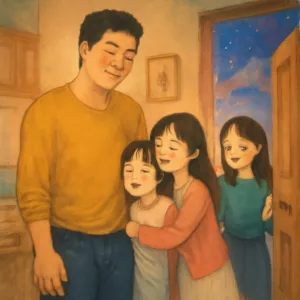 길을 잃어버려 아는 동생집에갔는데 서장훈이있었다 동생의 여동생들이 학교갖다 돌아와서 맛있는것도 해먹고 남편한테 대리러오라고 전화했다 바지가 없었는데 추리링바지도 얻엊입고 연애인치고 너무 털털한 삼춘같았다  [꿈해몽]