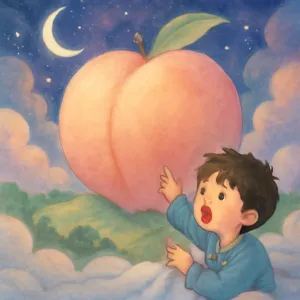 너무나도 큰 복숭아를 보고 복숭아다 복숭아다 외치다 잠에서 깼어요. [꿈해몽]