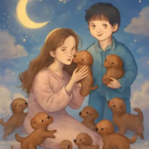 꿈에서 꿈을 꾸고 일어나니까 동생이 집에 와있었음 동생이랑은 따로 산다 키우는 강아지가 한마리 있는데 그 강아지말고 똑같이 생긴 강아지 8마리 정도가 우르르 나한테 달려와서 애교를 부렸음 주먹만한 강아지도 있었고 일반 푸들크기에 강아지도 있었음 그래서 그중 두마리는 내가 키우러 했음 [꿈해몽]