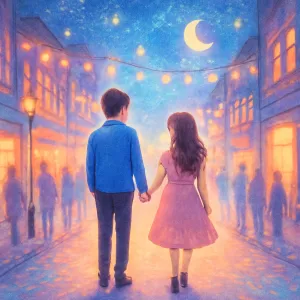애인과 번화한 길을 걸은 꿈 [꿈해몽]
