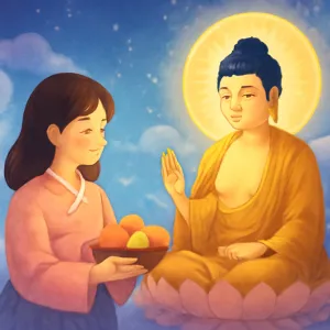 부처님께 공양한 꿈 [꿈해몽]