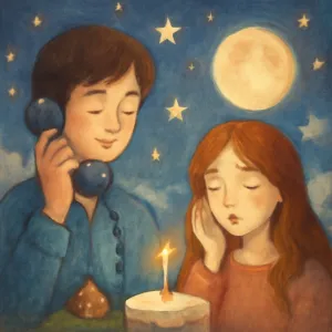 아는 거래처  아가씨와 전화를 했는데 자기 생일이라며 졸립다고 전화를 끊었는데 나와  생일이  같았음 [꿈해몽]