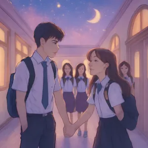 배경은 내가 다니는 학교야. 내가 다니는 학교가 남고인데 여학생이 있었어. 그래서 나는 이상했지. 그래서 내가 다니다 보니까 내가 초등학교 때부터 마음에 들고 사귀고 싶던 4명이 있었어. 이름은 김민지, 이서윤, 장은영, 박지예야. 그래서 나는 그 4명을 따라다녔지. 그러다 점심시간이 되어서 나는 내가 친한 친구들과 밥을 먹으러 갔고 그 애들은 그 4명끼리 갔어. 그래서 급식실에서 밥을 다 먹고 식판을 버리러 갔어. 그렇다가 내 앞에 그 4명이 있는 거야. 그래서 내가 밥을 버리다가 장은영과 손이 다였어. 그래서 나는 기뻤지. 그래서 밥을 먹고 먹고 난 뒤에 그 4명이 가는 곳을 몰래 따라갔어. 그래서 나는 자연스럽게 지나가다가 손을 4명 중 1명과 스쳤어. 그 뒤에도 계속 그랬어. 그러다 애들이 교실에 들어갔어. 그래서 나는 복도에서 몰래 그 4명을 쳐다봤어. 그런 뒤 하교시간에 나는 잽싸게 신발과 가방을 메고 그 4명을 보려 갔어. 그래서 내가 그 4명 주위에 계속 있고 손도 계속 스쳐서 장은영이 화를 내는 거야. 왜 자기 내들을 따라다니냐. 그리고 손을 왜 스치냐. 이렇게 말을 했어. 그래서 나는 급식실과 학교에 사람들이 만잖아. 그래서 지나가다가 보면 손을 스칠 수도 있다고 말했어. 그래서 장은영이 나도 똑같이 누가 자신의 손을 계속 스치면 안 좋잖아. 이렇게 잡으면 좋잖아 하면서 내 손을 잡았어. 그 순간 나는 가슴이 두근거리고 말로 표현을 못할 정도로 기뻤어. 그런 뒤 장은영은 나에게 화를 낸 뒤 3명과 같이 갔어. 그래도 나는 그 4명이 있는 교실을 보다가 선생님에게 걸릴뻔한 적이 여러 번 있었지만 그 고비를 자연스럽게 넘겼어. 그런 뒤 나는 그 4명이 나오는 걸 보고 인사를 한 뒤 헤어진 걸 보고 나는 장은영을 따라갔어. 이게 끝이야. [꿈해몽]