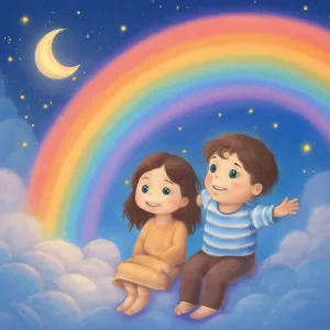 형제자매와 무지개를 본 꿈 [꿈해몽]